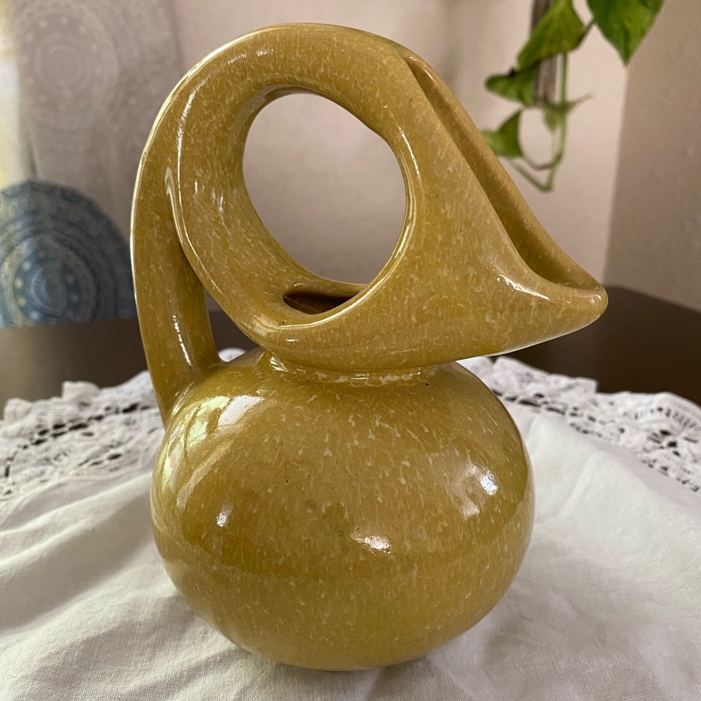 Vintage Mid Century Modern Dryden Pottery Creamer